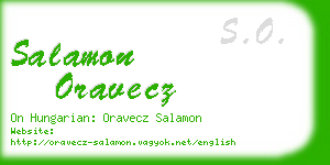 salamon oravecz business card